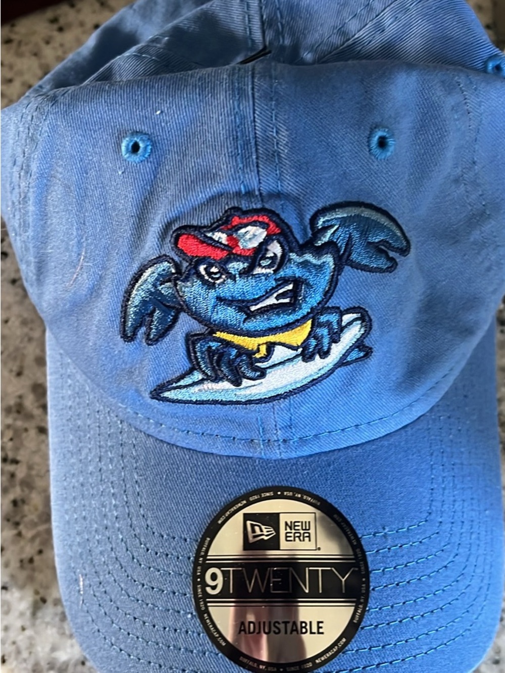 New Era Light Blue and Black 9TWENTY Adjustable Cap